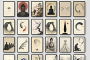 Zen Japanese Wall Art Prints, a Decorative Illustration by Selenique Studio (Thumbnail 10 of 12)