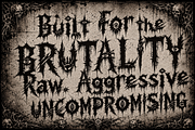 AGERDON - Brutal Grunge Core, a Handwritten Font by HypeWorksCo (Thumbnail 4 of 10)