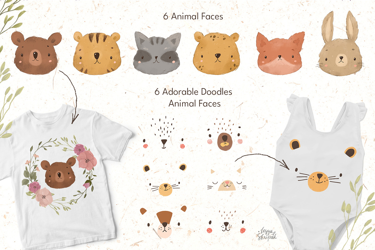 Baby Animals. Animals characters, an Animal Illustration by Lesya Skripak (Photo 4 of 8)