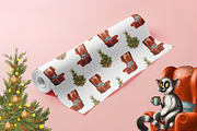 Lemur and Christmas, an Illustration by IrynaPanashii (Thumbnail 9 of 11)