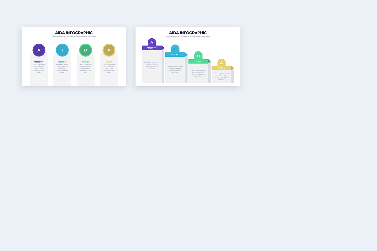 AIDA Model Keynote Templates, a Presentation Template by Slidesmash (Photo 4 of 4)