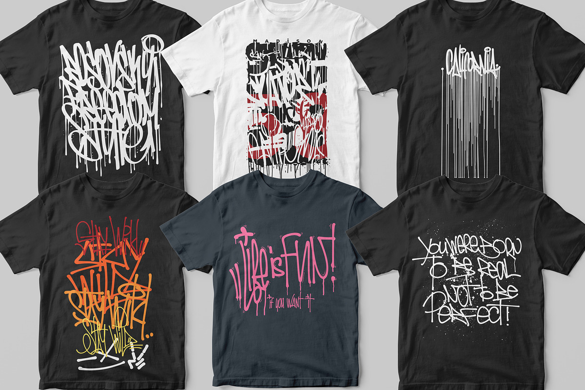 20 shirt print design, inscriptions., an Illustration by Urbanshop (Photo 2 of 5)