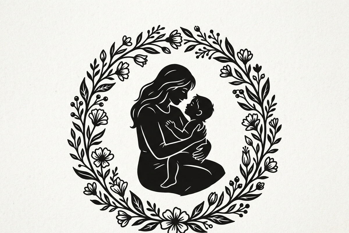 loving mother and children, a Person Illustration by Amazin_art (Photo 16 of 46)