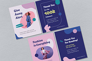 Pink Fashion Trend Instagram Carouse, a Social Media Template by UICreative (Thumbnail 3 of 4)