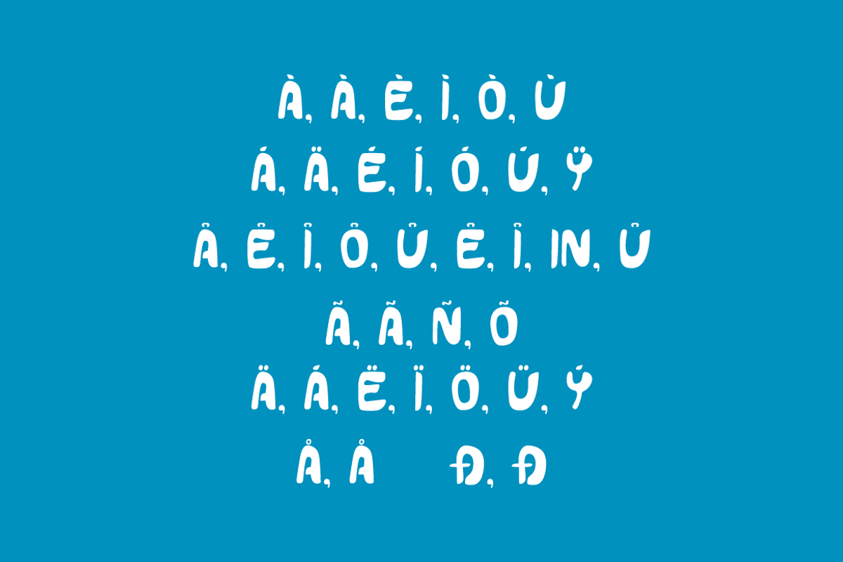 Sticko Summer Font, a Sans Serif Font by Iqsiart Studio (Photo 7 of 9)