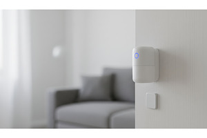 White smart home sensor is mounted, a Technology Photo by Igor Tichonow