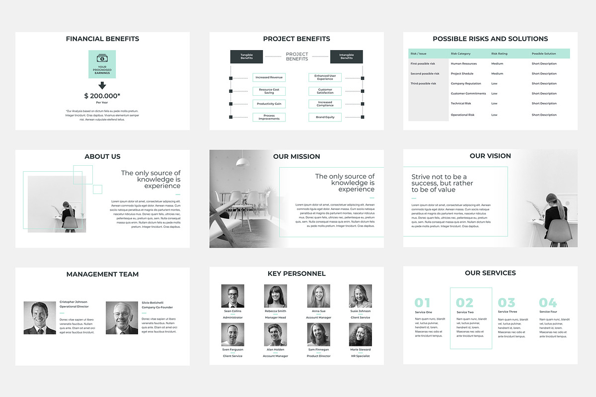 Project Proposal PowerPoint Template, a Presentation Template by JetzTemplates (Photo 6 of 9)