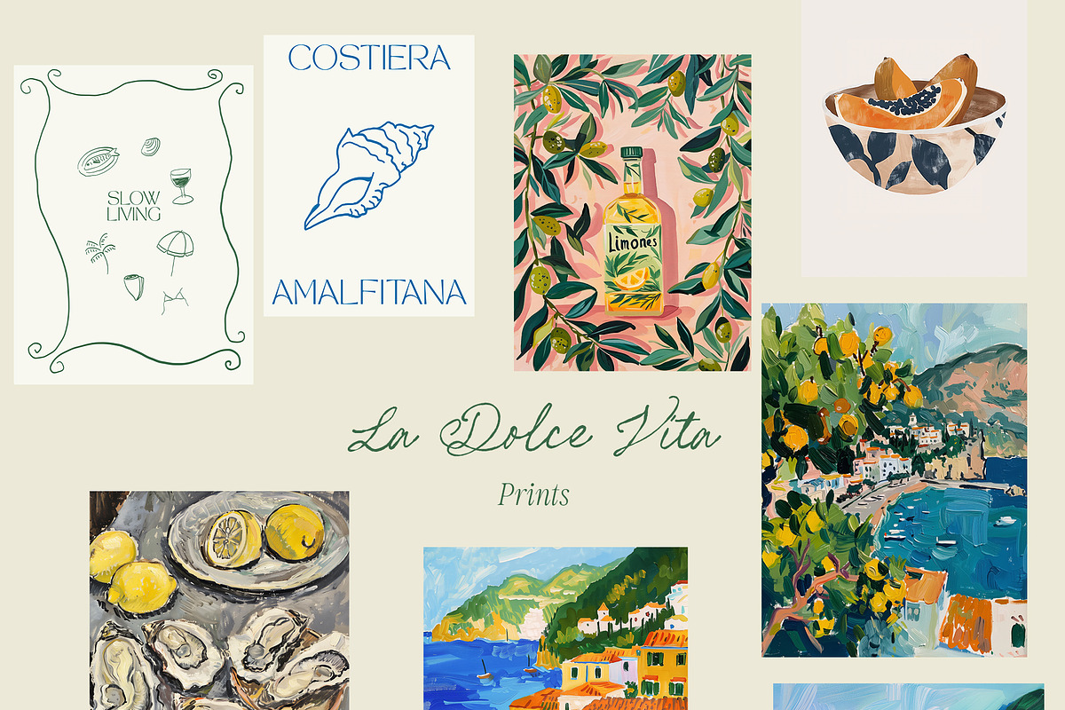 LA DOLCE VITA Doodles & Prints, an Object Graphic by Lana Elanor (Photo 14 of 15)