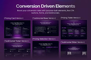 Landzy - SaaS Landing page UI Kit, an UI Kit Template by Creative Perspective (Thumbnail 5 of 8)