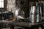 Medieval Warrior Gear Bundle, an Object Illustration by StockVerse Creative (Thumbnail 17 of 20)