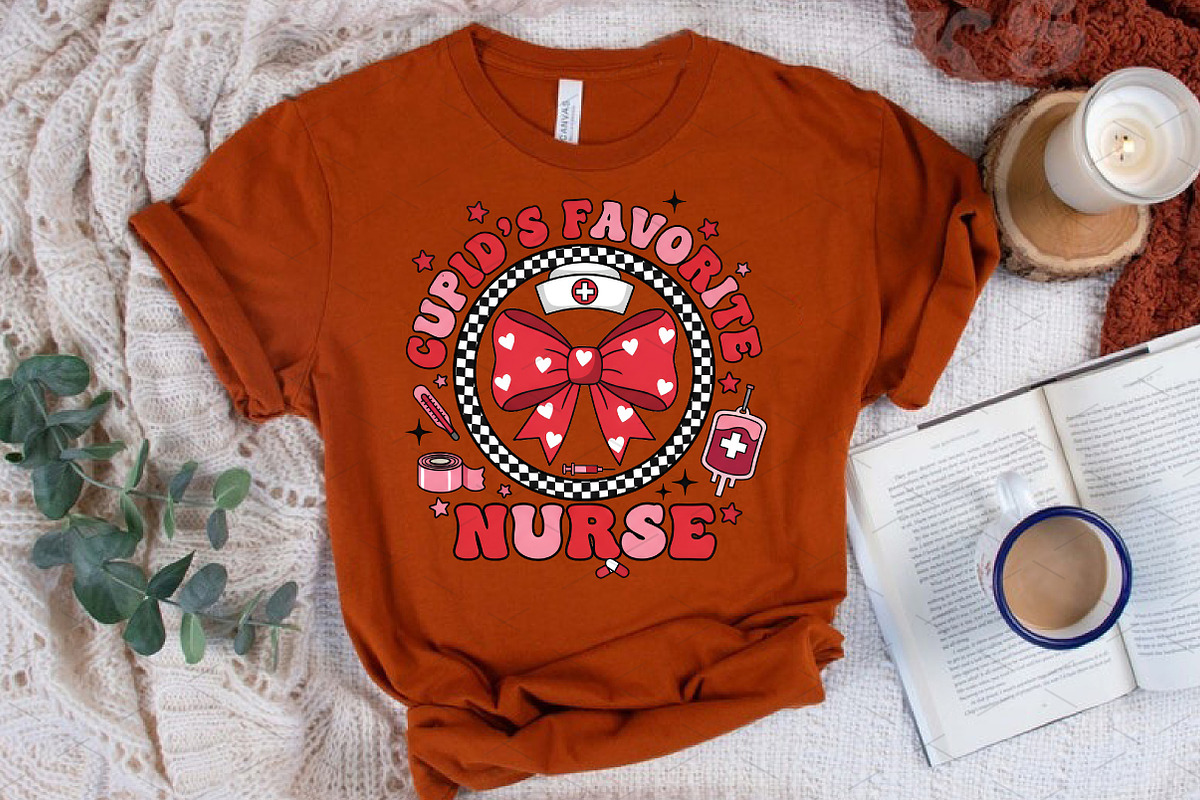 Cupid's Favorite Nurse Png,Valentine, an Illustration by Libby Wishes (Photo 7 of 8)