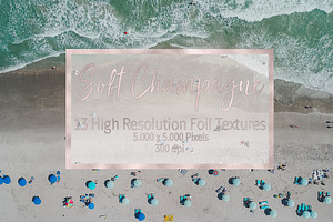 Soft Champagne Foil Textures