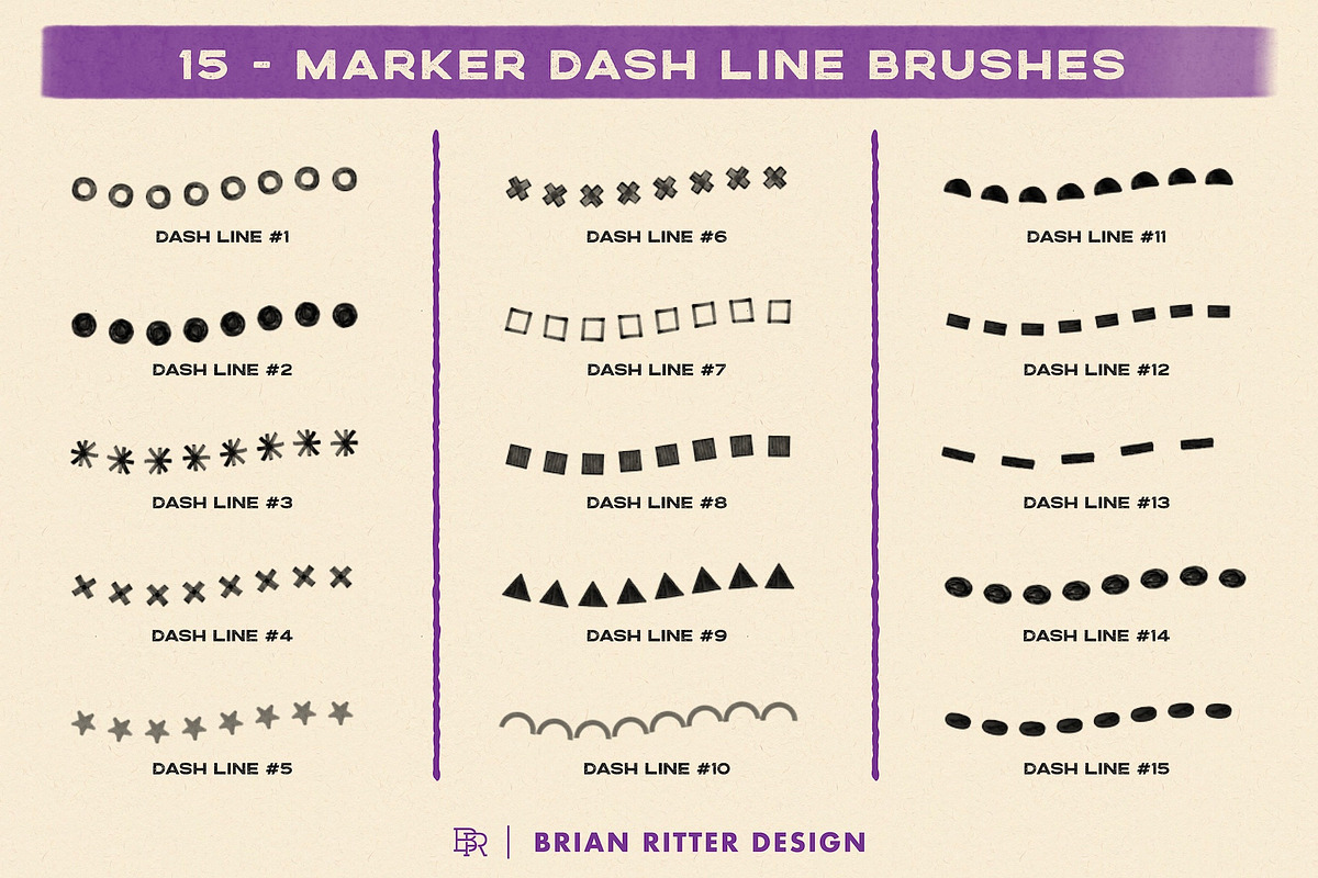 Markers for Procreate, a Brush Add-On by Brian Ritter Design (Photo 7 of 11)
