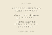 Manuella Modern Serif Typeface, a Serif Font by Dylla_studio (Thumbnail 8 of 9)