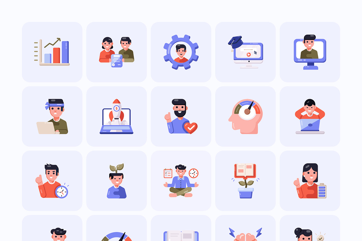 275 Flat Business Icons, an Emoji Icon by Creative Stall (Photo 7 of 11)