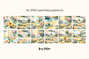 Cottagecore Linen Seamless Patterns, a Pattern Graphic by Anna Design Studio (Thumbnail 3 of 6)