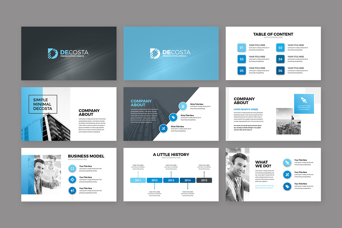 Modern Creative Business PowerPoint, a Presentation Template by RsmBoutique2021 (Photo 2 of 5)