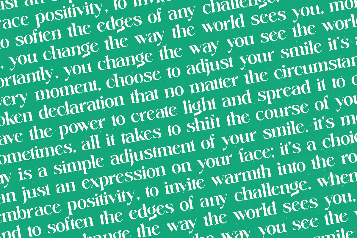 Adjust Smile Modern Tall Serif, a Serif Font by timelesstype.co (Photo 17 of 20)