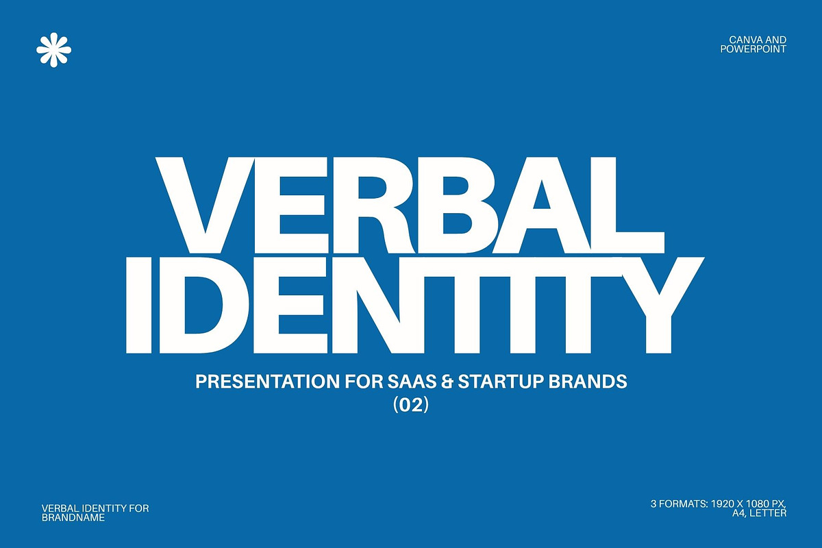 SaaS Verbal Identity Presentation, a Presentation Template by CreativeFolks (Photo 1 of 3)
