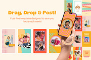 Bold Retro Branding Starter Kit, a Branding & Logo Template by Hell Yeah Designs (Thumbnail 16 of 22)