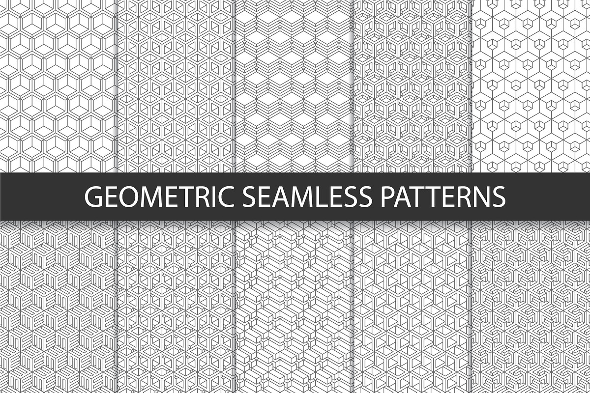 Geometric Pattern Seamless EPS + JPG, a Pattern Graphic by Plaid4You (Photo 1 of 7)