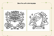 St.Patrick's Day Coloring Pages, a Seasonal Illustration by Design Station (Thumbnail 2 of 5)