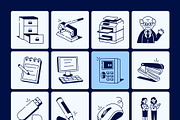 Office Work Drawing Art Set, an Outline Icon by Vectors Market (Thumbnail 9 of 9)