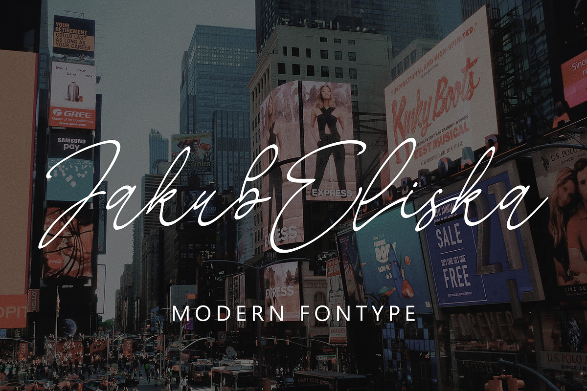 Jacub Eliska, a Handwritten Font by HaKi Studio (Photo 1 of 5)