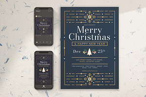 Merry Christmas Flyer Set