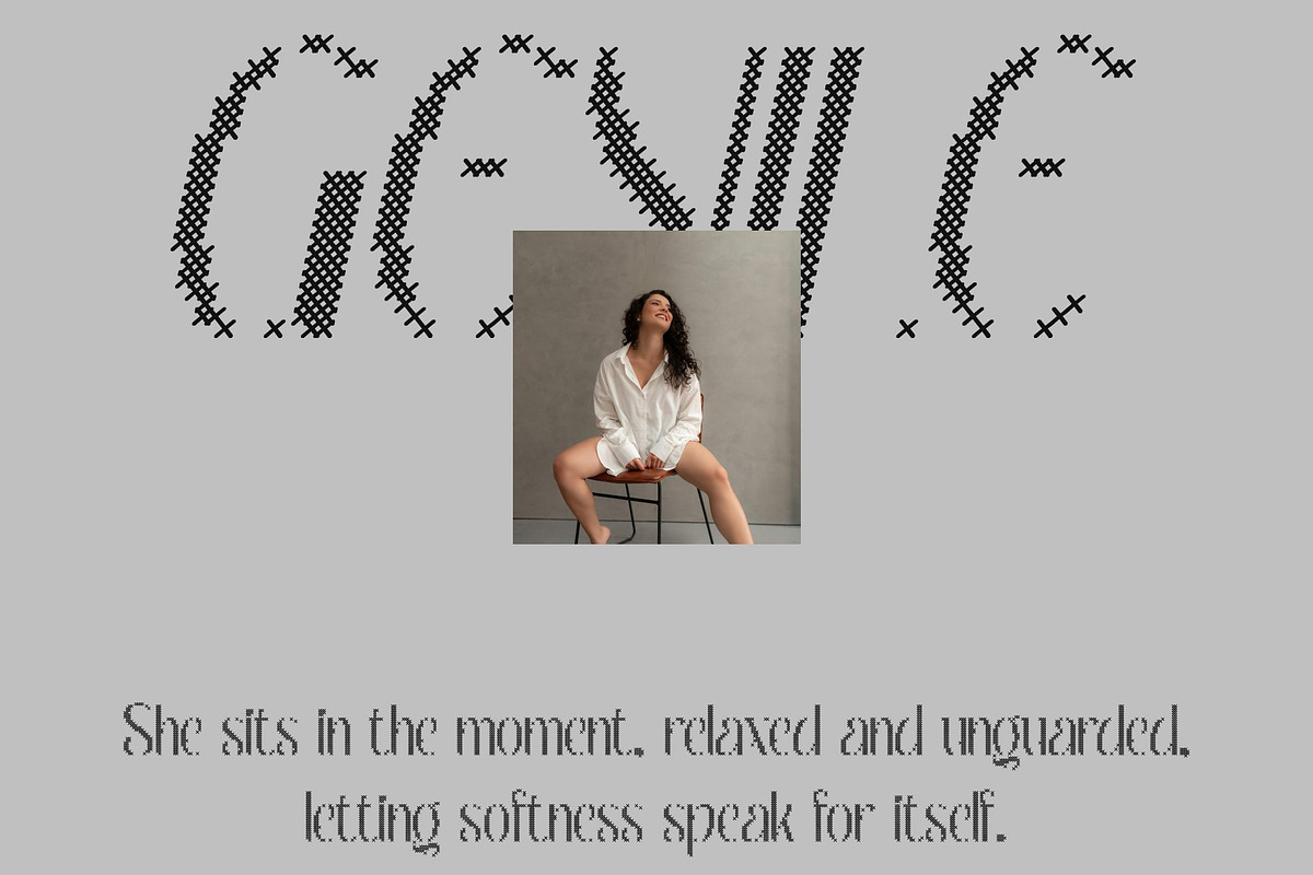 CS Belova Stitched, a Serif Font by Craft Supply Co. (Photo 6 of 8)