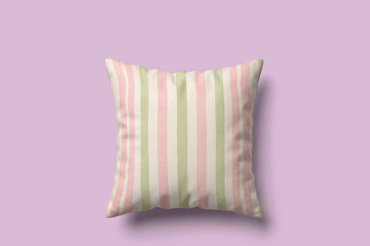 Pink Pastel Stripe Seamless Pattern, a Pattern Graphic by elif (Photo 1 of 9)