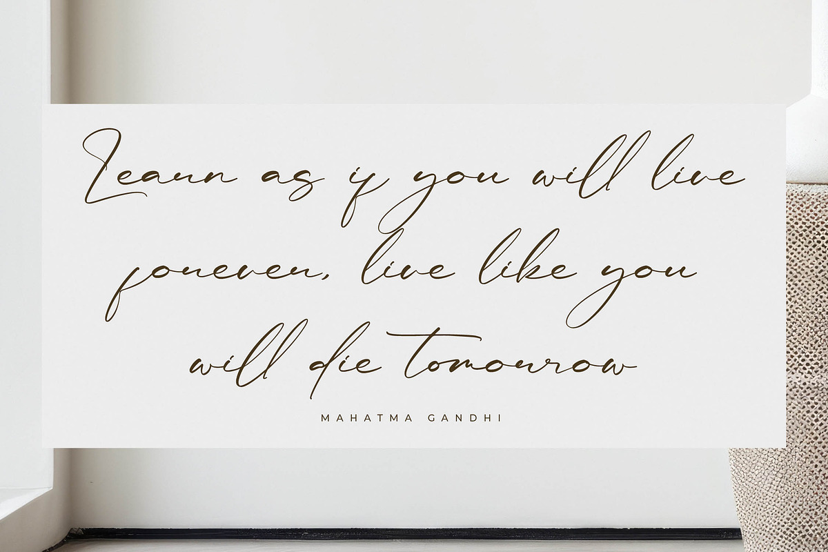 Rulligedro Modern Calligraphy Script, a Script Font by Letterena Studios Script (Photo 2 of 15)