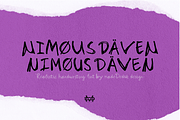 Nimous Haven - Hand Drawn Font, a Handwritten Font by madeDeduk (Thumbnail 1 of 10)