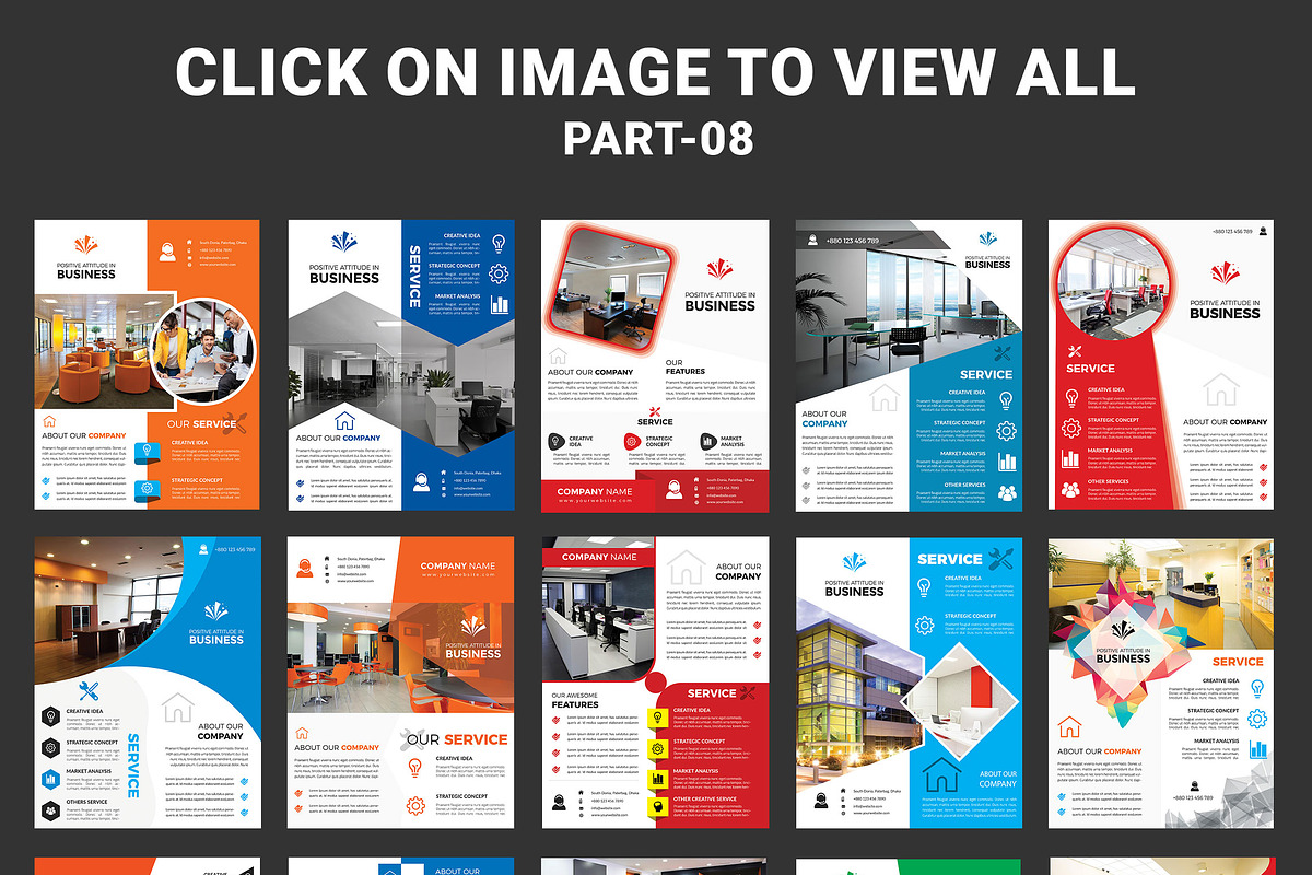 500+ Flyers Mega Bundle 99% OFF, a Flyer Template by Imagine Design Studio (Photo 9 of 98)
