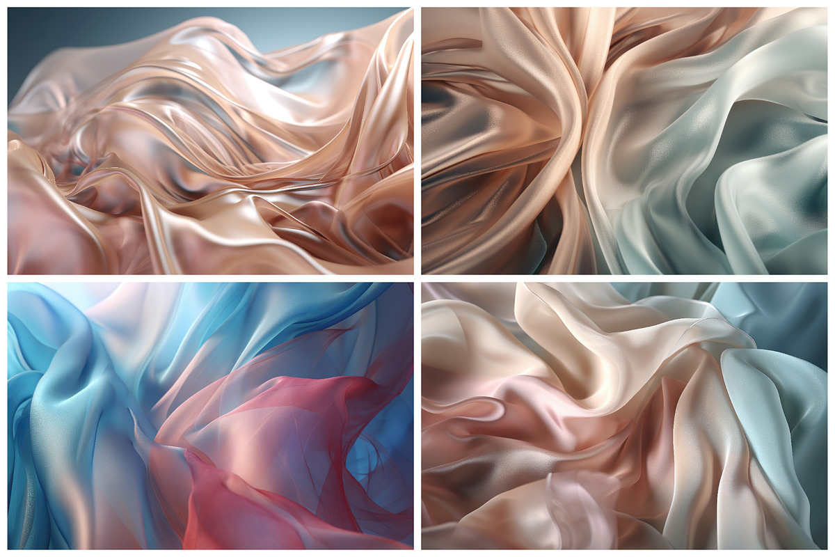 24 Soft Silk Fabric Backgrounds, a Texture Graphic by HipFonts (Photo 3 of 7)