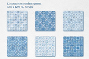 Watercolor Azulejos Collection, a Decorative Illustration by Decor Lines (Thumbnail 12 of 13)