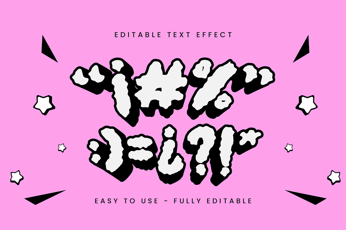 Playful Puffy Comic Text Effect preview 3