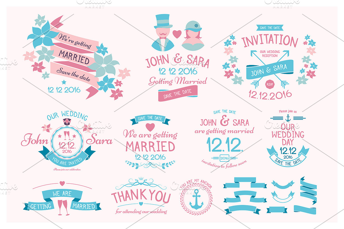BIG Vintage Insignia Bundle 60% off, an Object Graphic by Mikko Lemola (Photo 3 of 8)