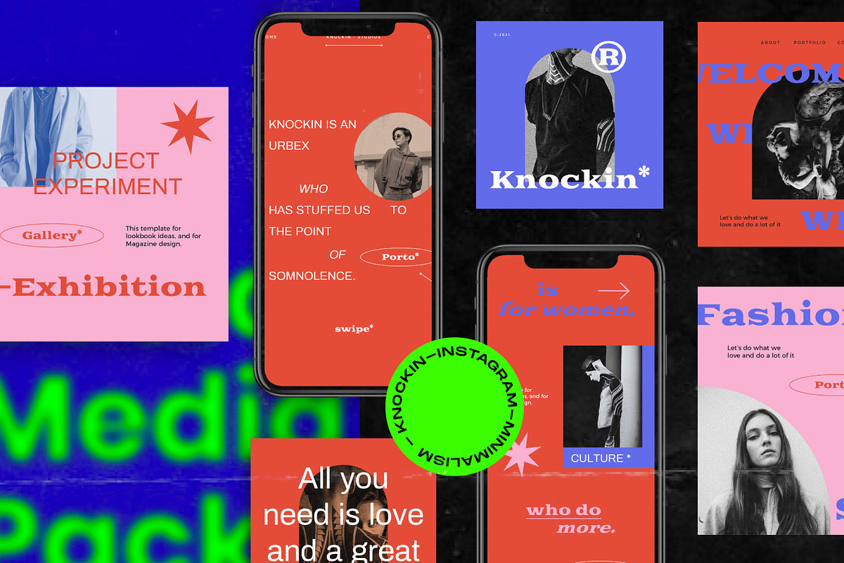 KNOCKIN - New Hype Social Media, a Social Media Template by Dirtytemp Studio (Photo 4 of 14)