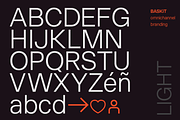 BASKiT e-Commerce Branding Font, a Sans Serif Font by MOMI - Designer Fonts (Thumbnail 9 of 14)