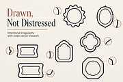 24 Imperfect Hand-Drawn Brand Seals, an Object Graphic by Designs24hr (Thumbnail 3 of 9)