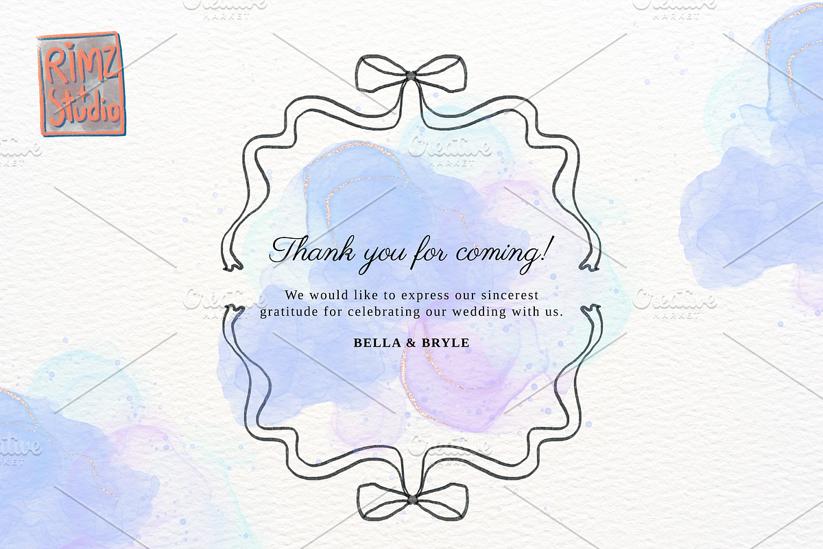 Watercolour Coquette frames png, an Illustration by RimzStudio (Photo 3 of 8)