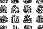 Green Building Architecture Set, an Object Graphic by RT Studio (Thumbnail 3 of 4)
