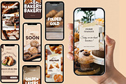 Bakery Instagram Template Canva, a Marketing Template by Anna Design Studio (Thumbnail 7 of 11)