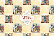 Fall City Hand Drawn Autumn Patterns, a Pattern Graphic by KaramfilaS (Thumbnail 12 of 21)