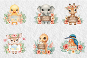 Whimsical Hello Summer Clipart, an Illustration by GatewayDesign (Thumbnail 5 of 6)