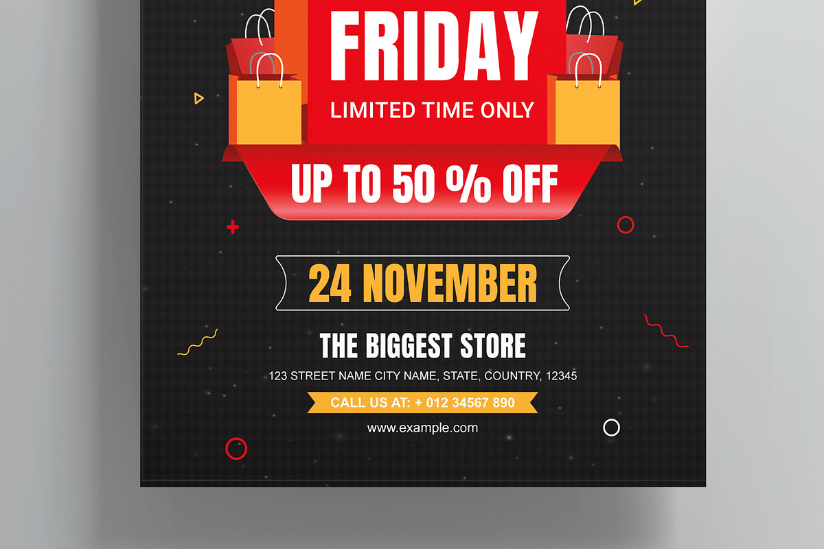 Black Friday Flyer Design preview 3