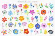 Floral Season Collage Illustrations, an Illustration by LarysaZabrotskaya (Thumbnail 2 of 12)