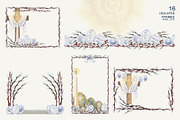 EASTER Willow, Watercolor Clipart, a Decorative Illustration by EL_SUHOVA (Thumbnail 5 of 7)