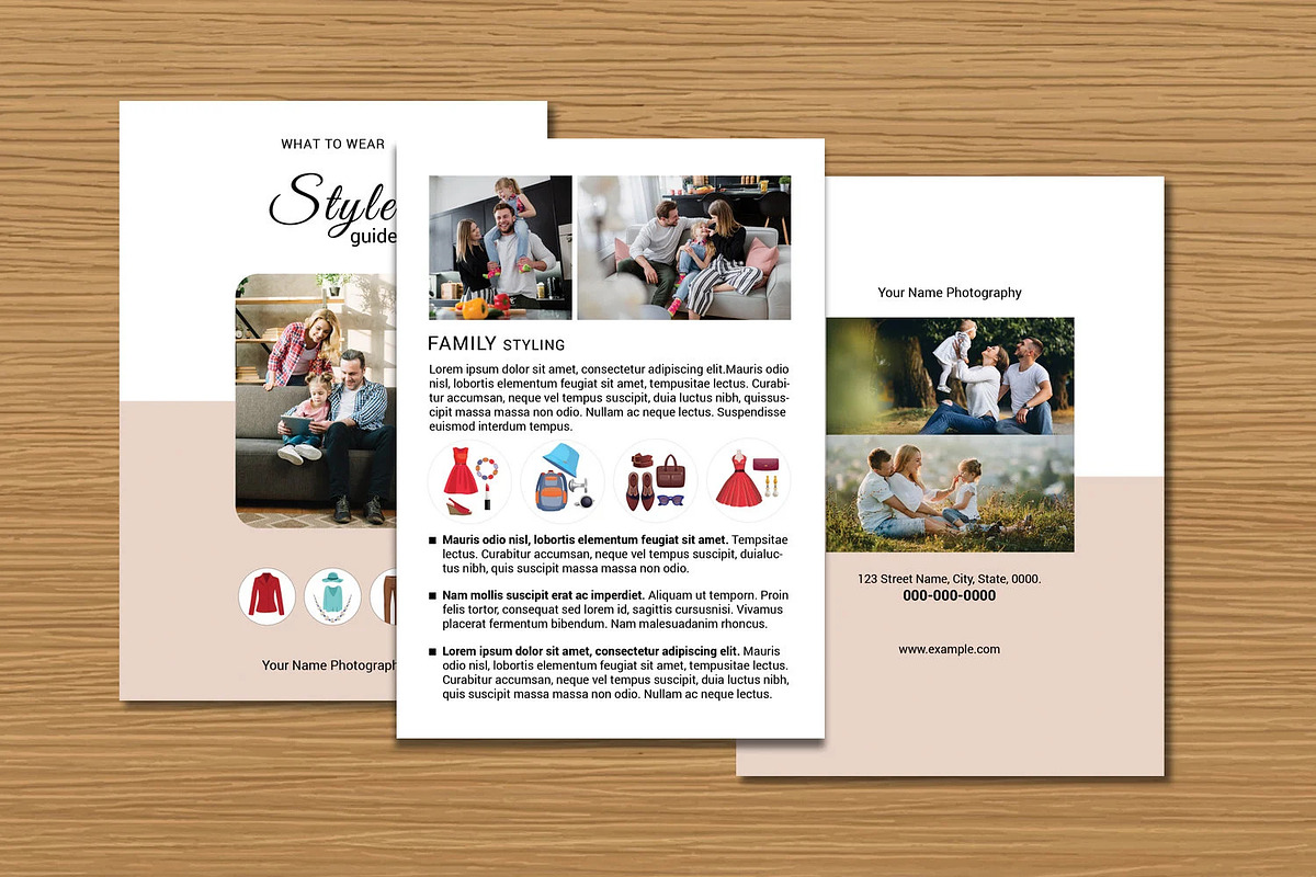 Photographer Style Guide Template, a Flyer Template by retrographix (Photo 2 of 2)